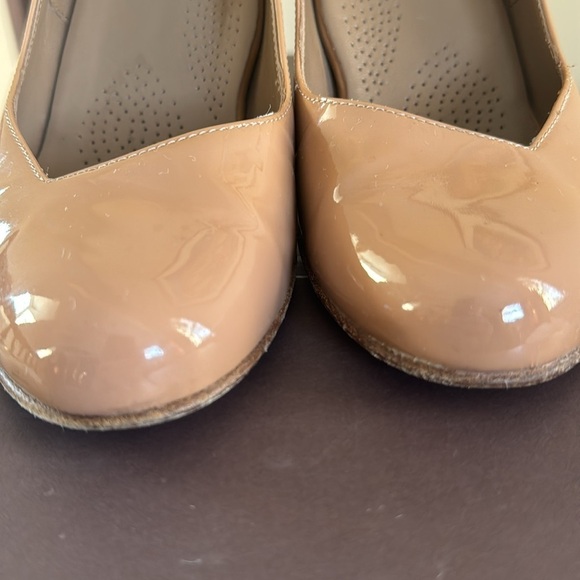 Anyi Lu Emily Bisque tan tortoise shell, heel classic designer pumps heels shoes - Picture 4 of 16